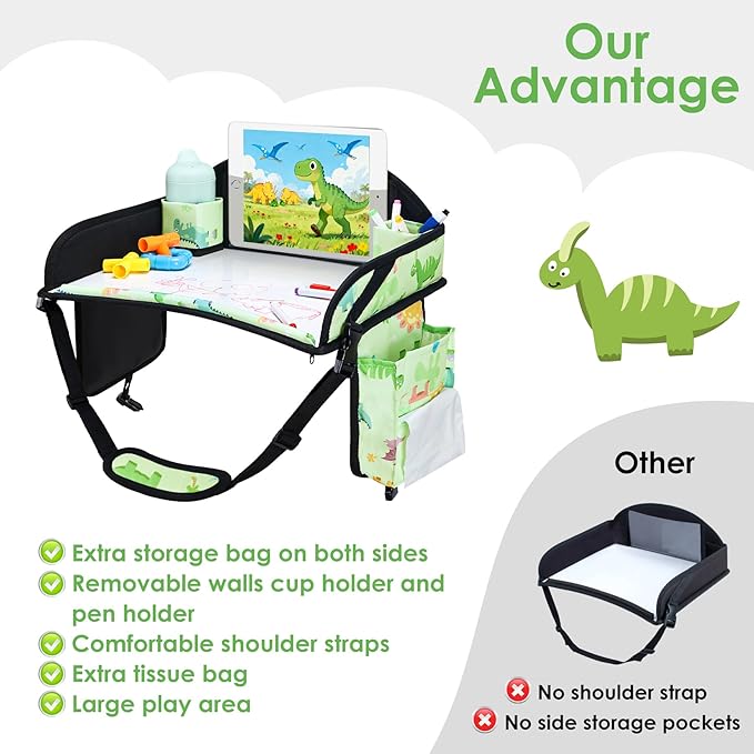 Kids Travel Tray, Car Seat Tray - Image 5