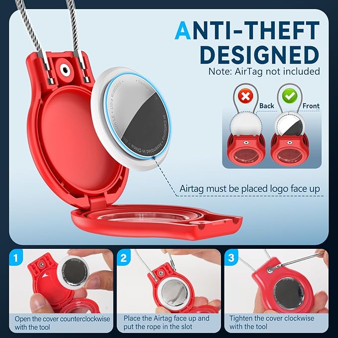 Waterproof Airtag Holder, Airtag Case - Image 4