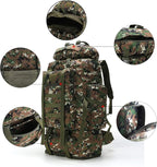 Hiking Backpack for Men 70L/100L Camping Backpack Military Rucksack Molle 3 - Image 4