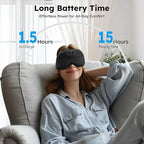 LC-dolida White Noise Sleep Mask, 3D Sleep Headphones - Image 8