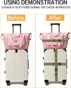 Luggage Straps for Suitcases, Adjustable Travel Belt, Durable Wide Luggage Strap - Image 3
