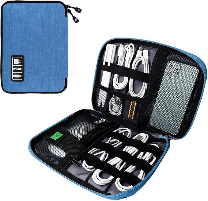 Electronics Travel Organizer, Portable Waterproof Electronic Travel Storage Bag by Lcsmaokin