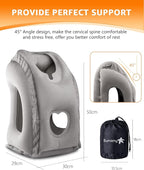 Sunany Travel Pillow, Inflatable Neck Pillow Used - Image 5