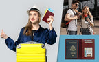 Personalized Monogrammed Merlot Leather RFID Passport Wallet - Image 8