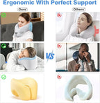 Travel Pillow, Neck Pillow Airplane, Plane Pillow Memory Foam Travel Neck Pillow - Image 7
