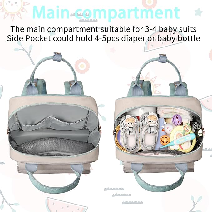 Diaper Bag Backpack, Baby Diaper Bag - Image 7