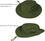 Sun Hats for Men Women Boonie Hat Foldable Fishing Hat UPF 50+ Bucket Hat for - Image 2