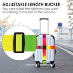 Adjustable Travel Luggage Strap Suitcase Belt Travel Bag Accessories 1.96 in W - Image 9