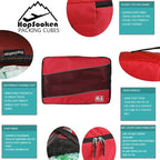 5 Set Packing Cubes for Travel Large Suitcase Luggage Organizer Bags Travel - Image 6