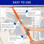 Ratchet Straps, 1 Inch x 16.4 Feet - Image 5