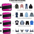 Packing Cubes Luggage Bags Organizer Durable Travel Accessories - Image 2