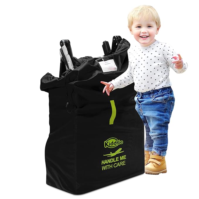 Travel Stroller Bag for Airplane, Fits Most Large, Jogging Strollers, Waterproof by Kiddigo