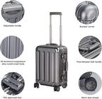 TRAVELKING All Aluminum Carry On Luggage - Image 3