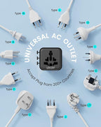 LENCENT Universal Travel Plug Adapter, International Power Adaptor - Image 5