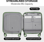mixi Underseat Carry on Luggage 16 Inch Hardshell PC Suitcase - Image 5