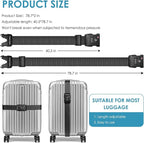 Travel Inspira Luggage Straps for Suitcases - Image 3