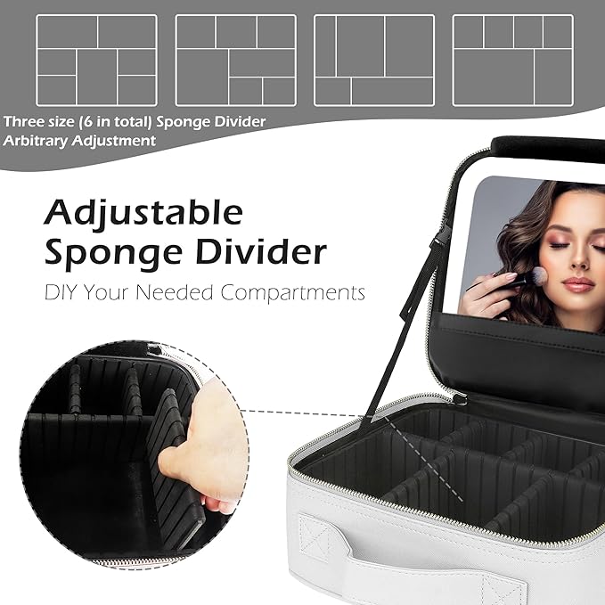 MOMIRA Travel Makeup Bag Cosmetic Bag Makeup Organizer Bag - Image 6