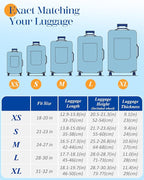 Slohif Luggage Cover for Suitcase Tsa Approved Protector - Image 2