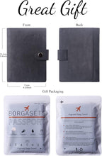 Genuine Leather Passport Case, RFID Passport Cover - Image 7