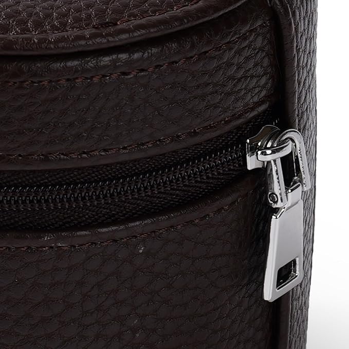 Oirlv Luxury Leather Watch Travel Case Single Watch Case - Image 7