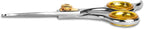 Sharf Gold Touch 4.5 Inch 440c Japanese Stainless Steel Pet Grooming Scissor with Round tip and Ballpoint for Safety