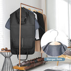 Garment Bags for Travel (Pure Black)