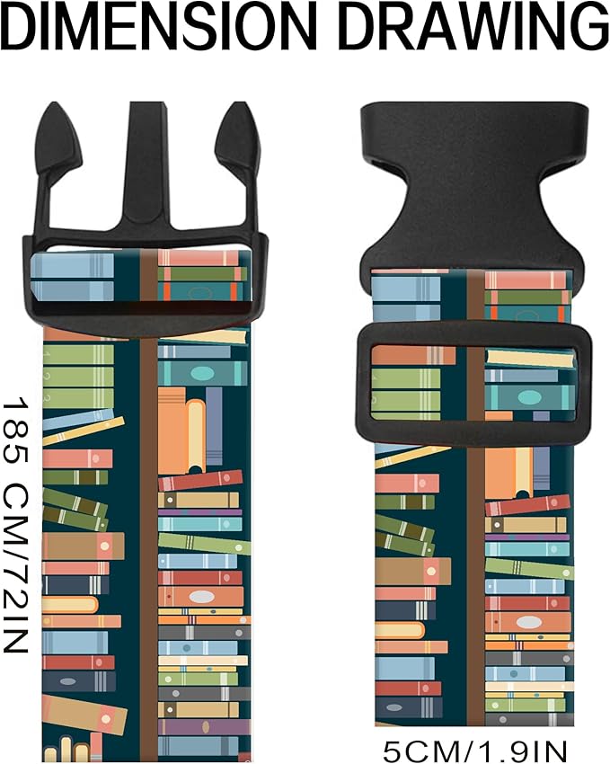 Luggage Straps for Suitcases, Adjustable Travel Belt, Durable Wide Luggage Strap - Image 2