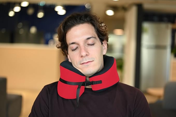 C CUSHION LAB Travel Pillow, Award-Winning Patented Ergonomic Design - Image 3
