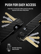 Key Organizer Key Holder Compact Key Case Minimalist Metal Key Chain Key Holder - Image 5