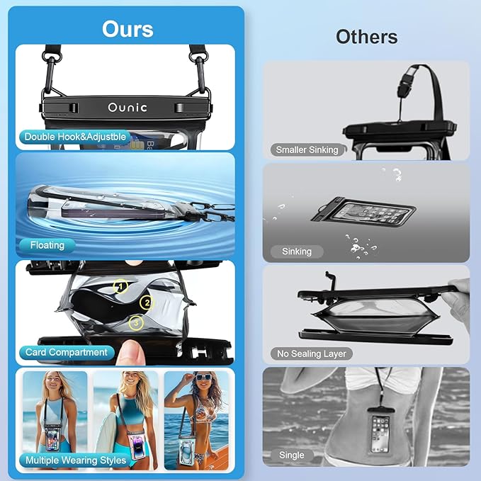 Large Waterproof Phone Pouch, Floating Waterproof Pouch - Image 4