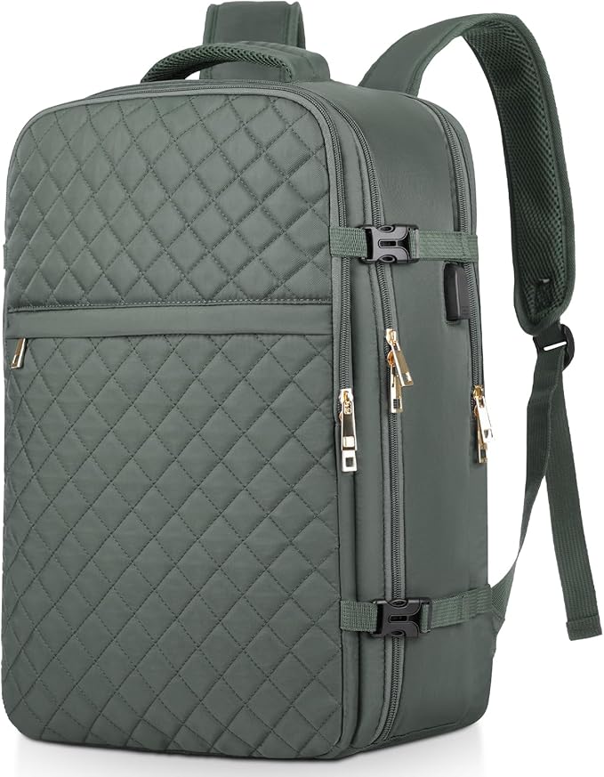 MOMUVO Large Travel Backpack Women, Flight Approved Carry On Backpack, Water by MOMUVOOFFICIAL