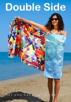 6 Pack Microfiber Lightweight Beach Towel Sand Free Quick Dry Absorbent Thin - Image 6