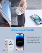 Universal Travel Adapter, VINTAR International Power Adapter - Image 6