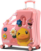 Kids Luggage, Lightweight Ride on Luggage by AOWEILA
