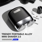 yoose Mini Electric Shaver, Alloy Portable Travel Shavers, Cordless Shaving - Image 2