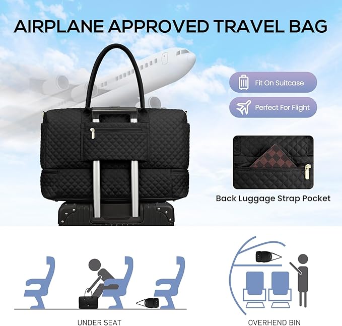 Travel Weekender Duffle Bag for Women - Image 5