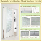 Over the Door Organizer with 4 Kinds of Pockets, Behind Door Shoes Rack - Image 7