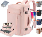 Travel Laptop Backpack, 42L Carry on Luggage, Flight Approved Expandable by BAGPARKK