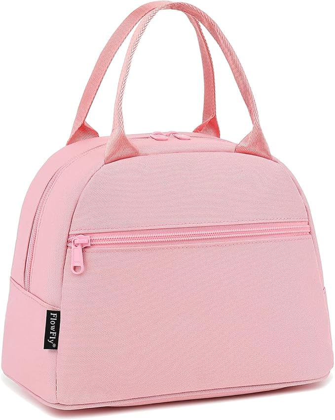 FlowFly Lunch Bag for Women Insulated Lunch Box Corduroy Lunch Tote Cooler for by FlowFly