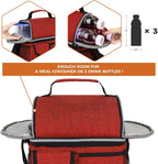 opux Lunch Bag Women Insulated, Adult Lunch Box Cooler, Lunch Box - Image 7