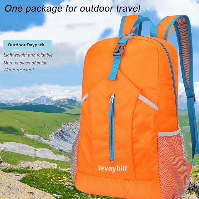 25L Hiking Backpack Foldable Sports Daypack Camping Collapsible Bag Water - Image 4