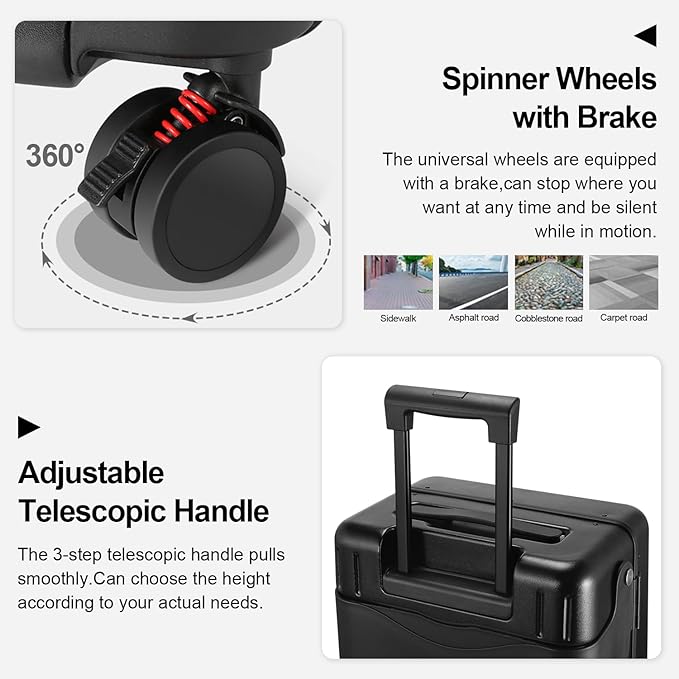Ride On Luggage with Foldable Seat - Image 5