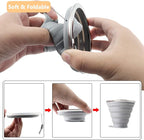Litoexpe 2 Pack Silicone Collapsible Travel Cup Portable Folding Camping Cup - Image 6