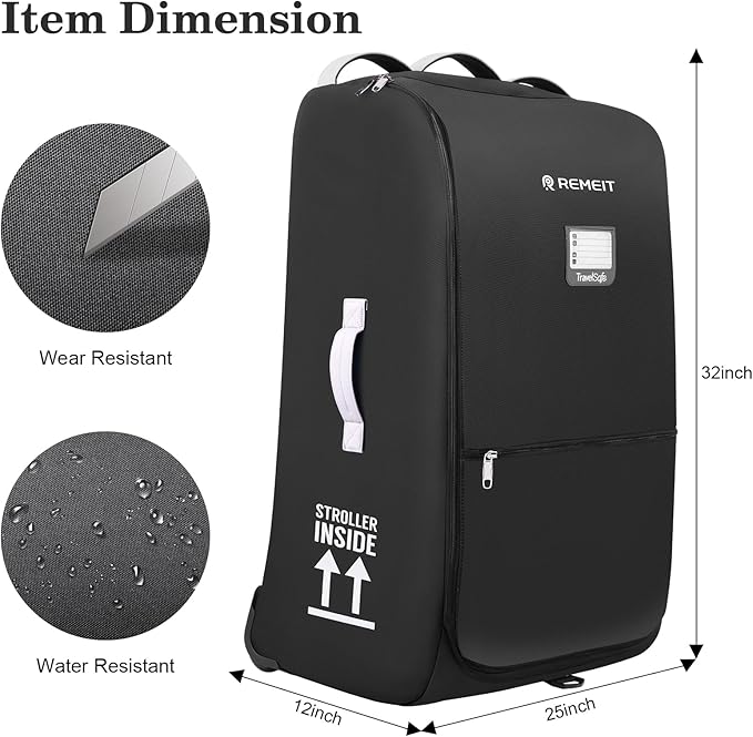 Stroller Bag for Airplane, Stroller Travel Bag Compatible - Image 3