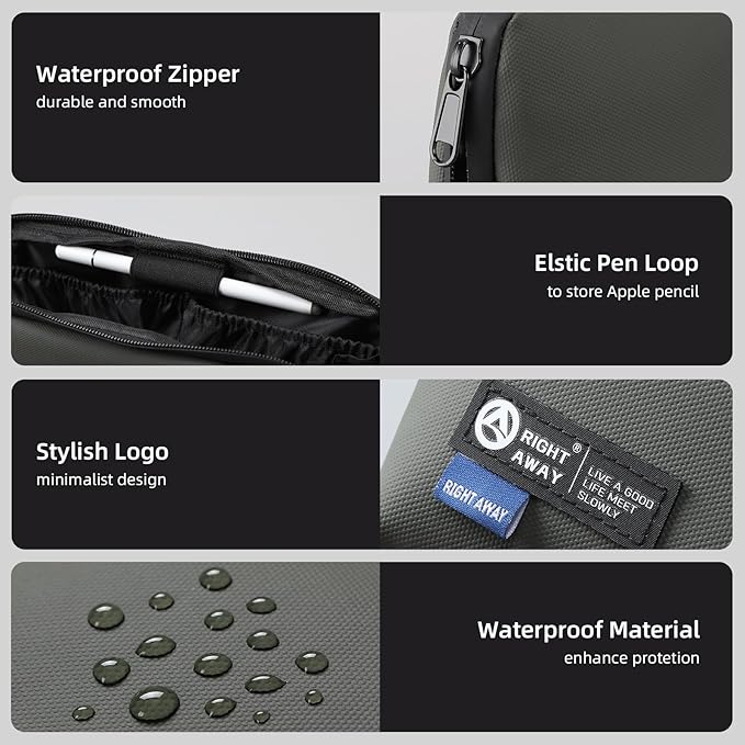RIGHT AWAY Electronic Organizer, Waterproof Travel Accessories Storage - Image 3