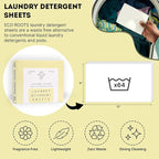 ECO ROOTS Laundry Detergent Sheets 64 loads | ECO FRIENDLY Unscented Sheets - Image 3