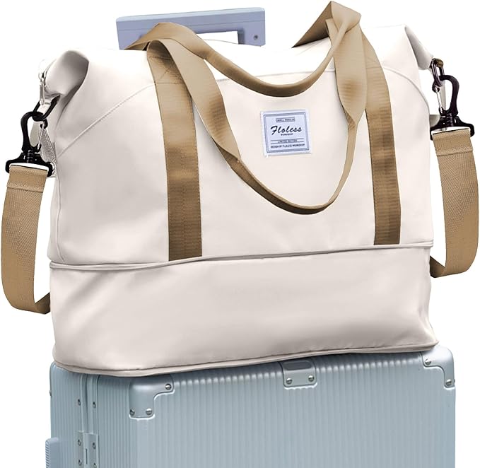 Travel Duffel Bag, Sports Tote Gym Bag, Shoulder Weekender Overnight Bag by WONHOX