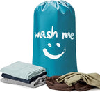 HOMEST 2 Pack XL Wash Me Travel Laundry Bag, Dirty Clothes Organizer, Large - Image 7