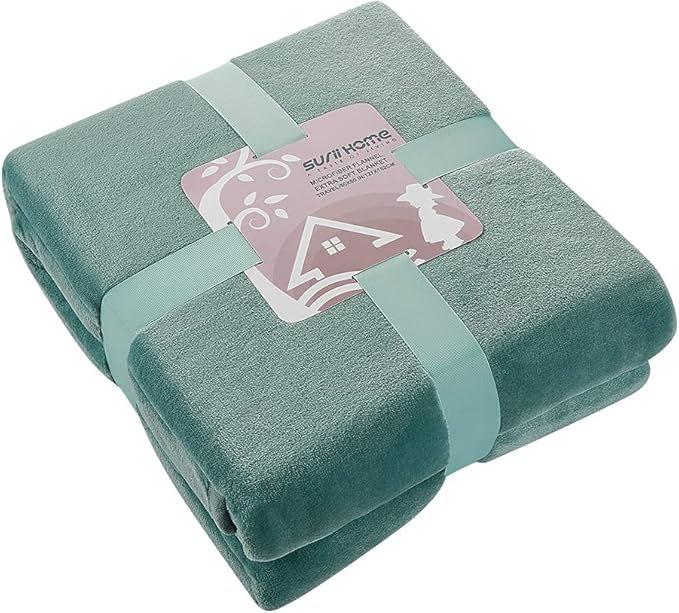 Surii Home Luxury Microfiber Flannel Blanket, Super Soft, and Breathable - Image 9