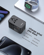 Universal Travel Adapter, VINTAR 100W GaN International Power Adapter - Image 6